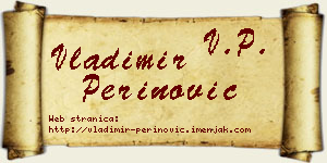Vladimir Perinović vizit kartica